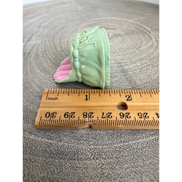 Fisher-Price Vintage Loving Family Vanity Chair Replacement Sage Green and Pink - Picture 6 of 6